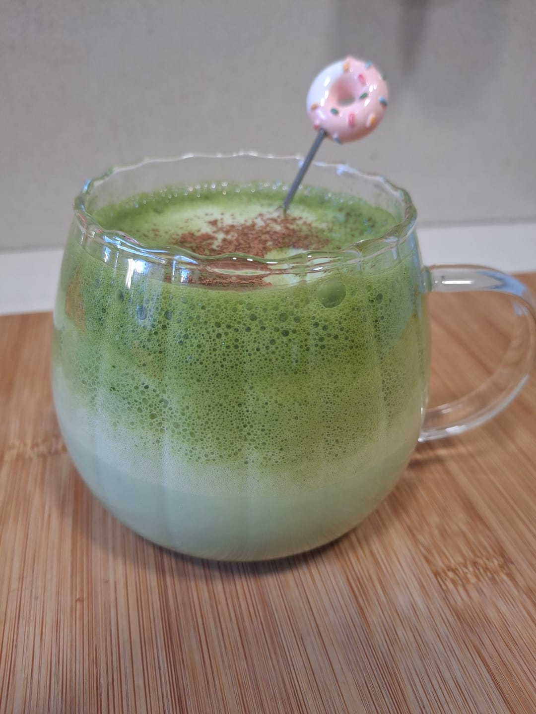 Customer photo review of Té Matcha Premium Plátano