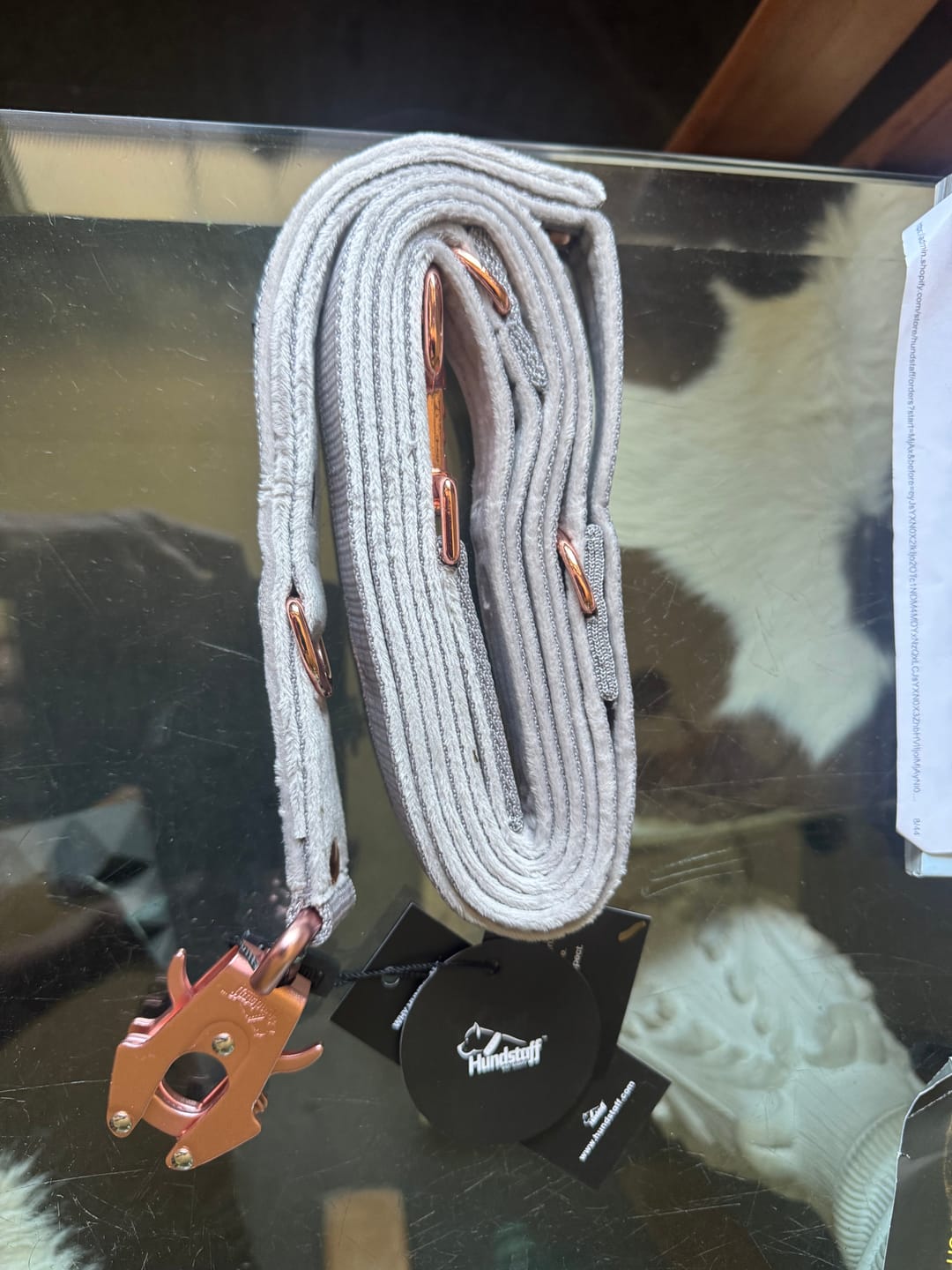 Customer photo review of Multi Guard Leash Rose Edition Grått - Multi-väktarkoppel