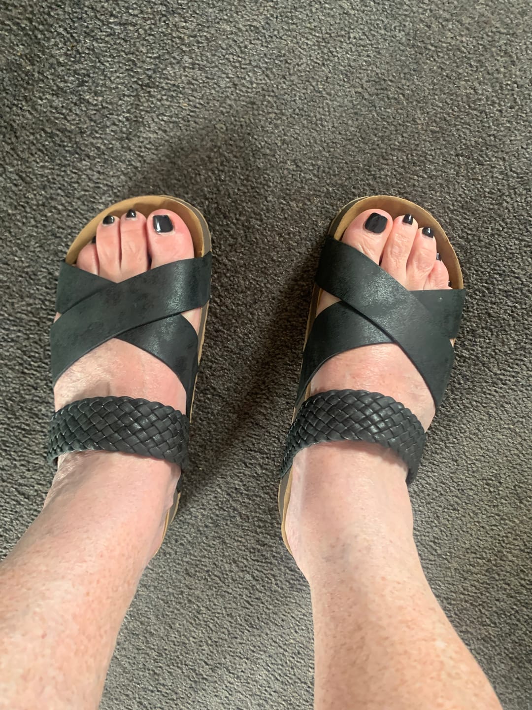 Customer photo review of Signature Sandal - Black
