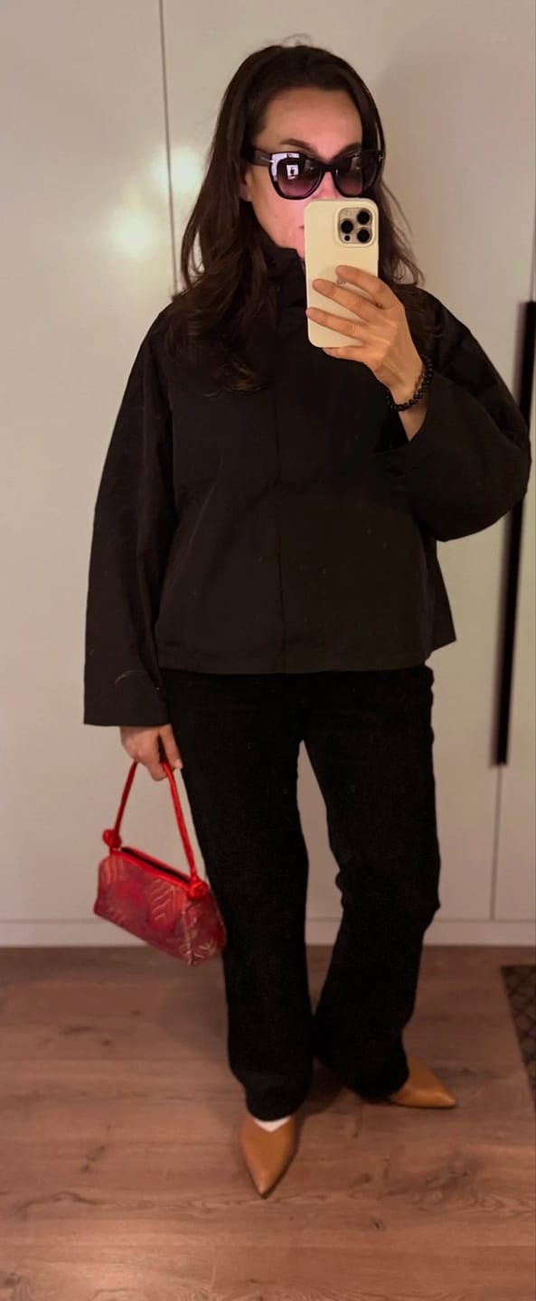 Customer photo review of Bianca Hooded Waterproof Bomber Jacket