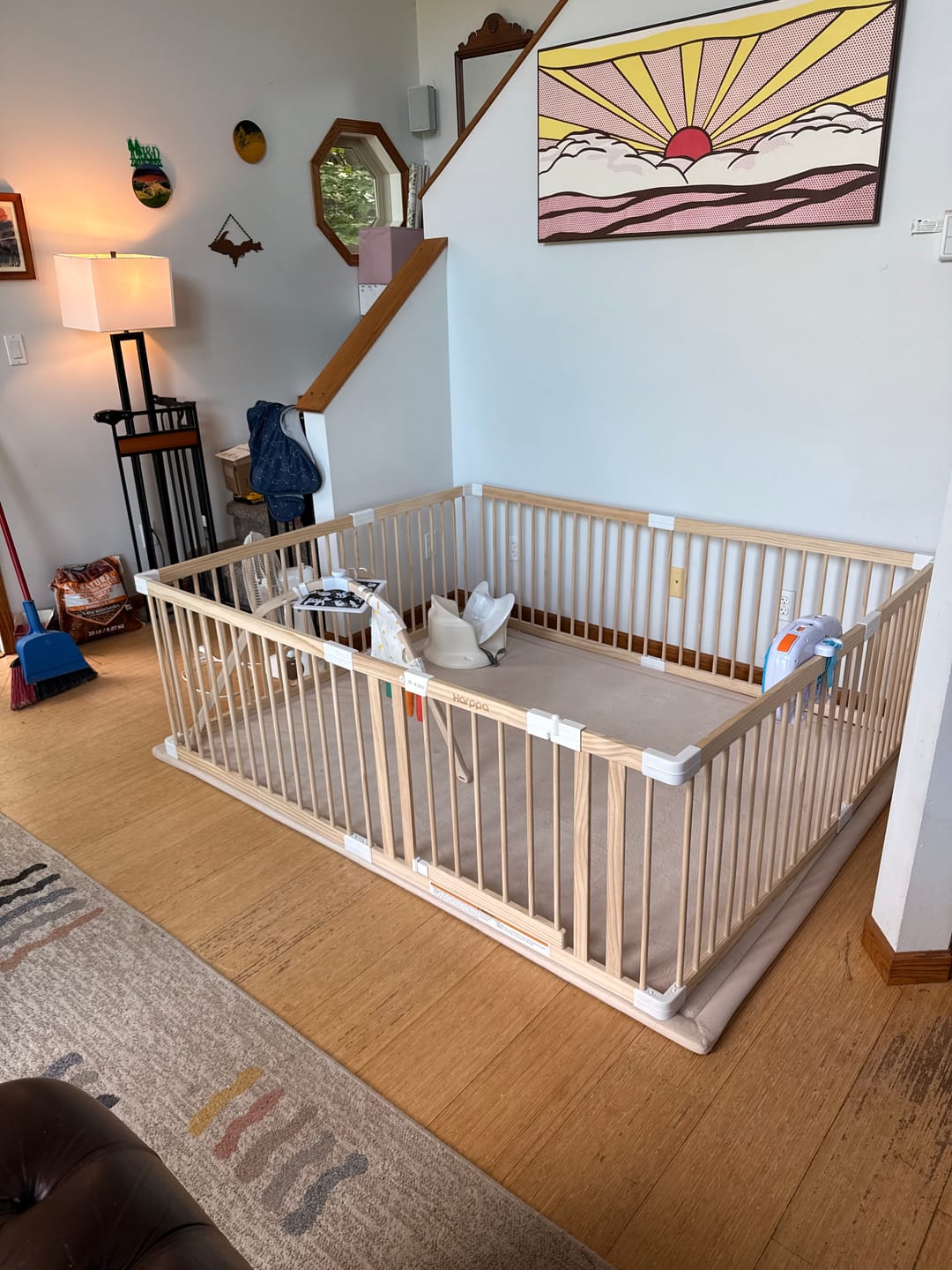 Customer photo review of HARPPA Grovi | Baby Gate Playpen for Babies and Toddlers — GREENGUARD Gold Certified