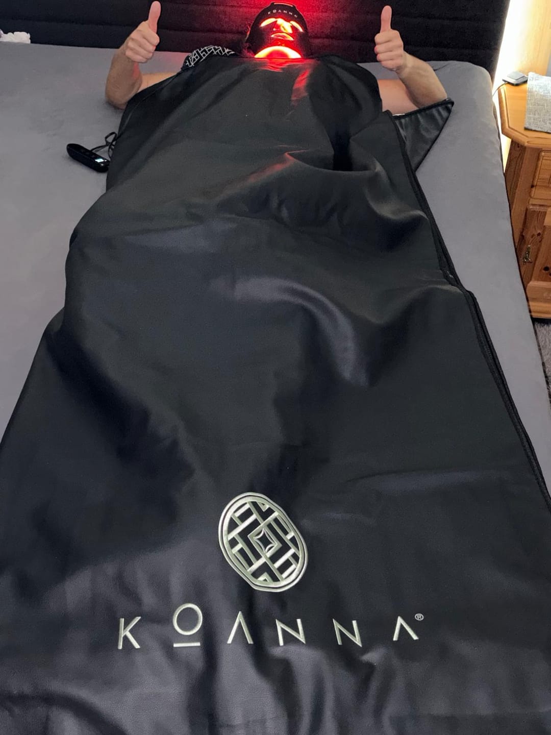 Customer photo review of Koanna® Infrared Sauna Blanket