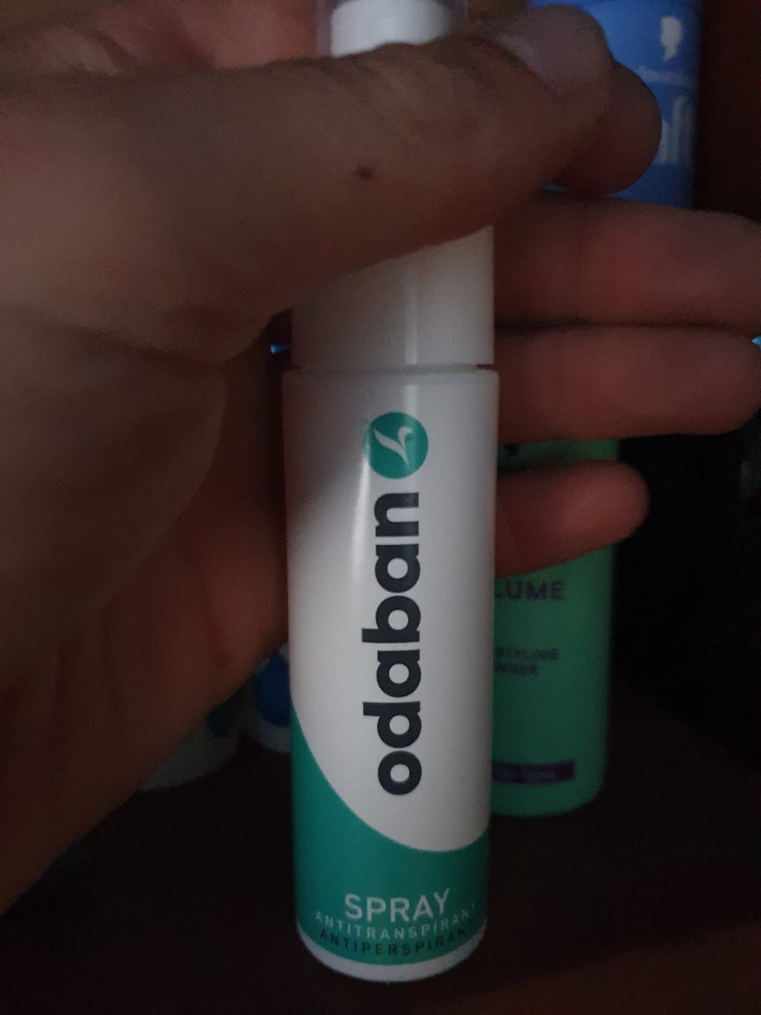 Customer photo review of odaban® Spray Antiperspirant