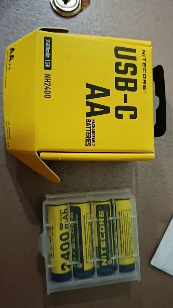 Customer photo review of NH2400 4PC (AA - 2400mAh - 1.5V)