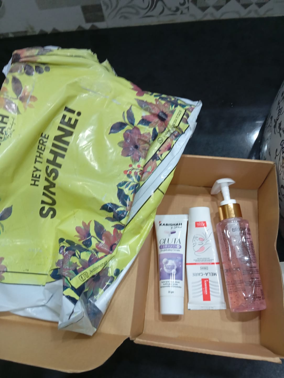 Customer photo review of Gluta Collagen Brightening Cream