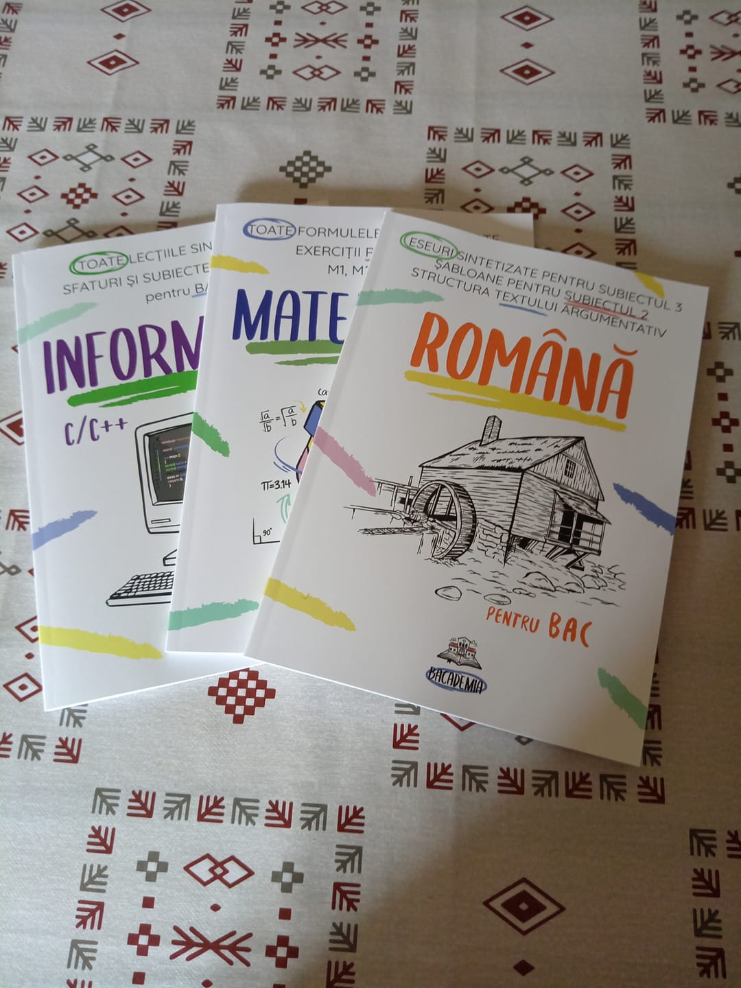 Customer photo review of Pachet Bacalaureat (Română + Matematică + Informatică) Bacademia