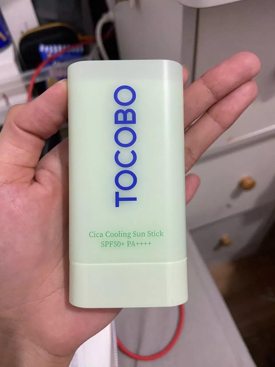 Customer photo review of Tocobo Cica Cooling Sun Stick SPF50+ PA++++