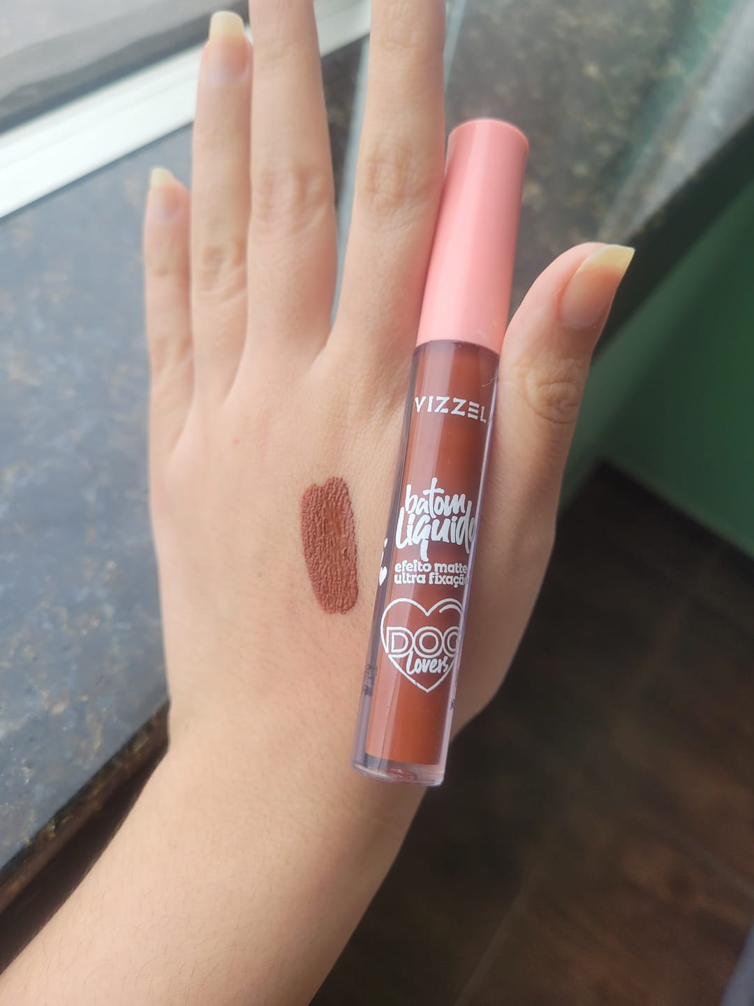 Customer photo review of Batom Líquido Vizzela