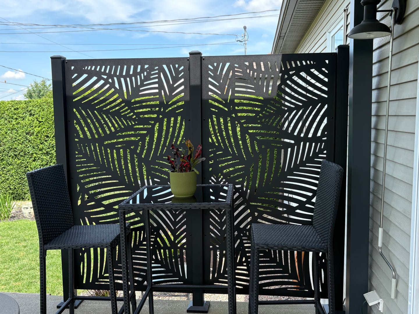 Customer photo review of Privacy Screen (Maui)