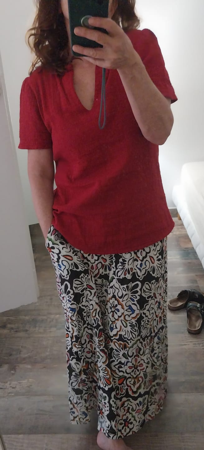Customer photo review of Jupe Tao — Viscose Dolce vita