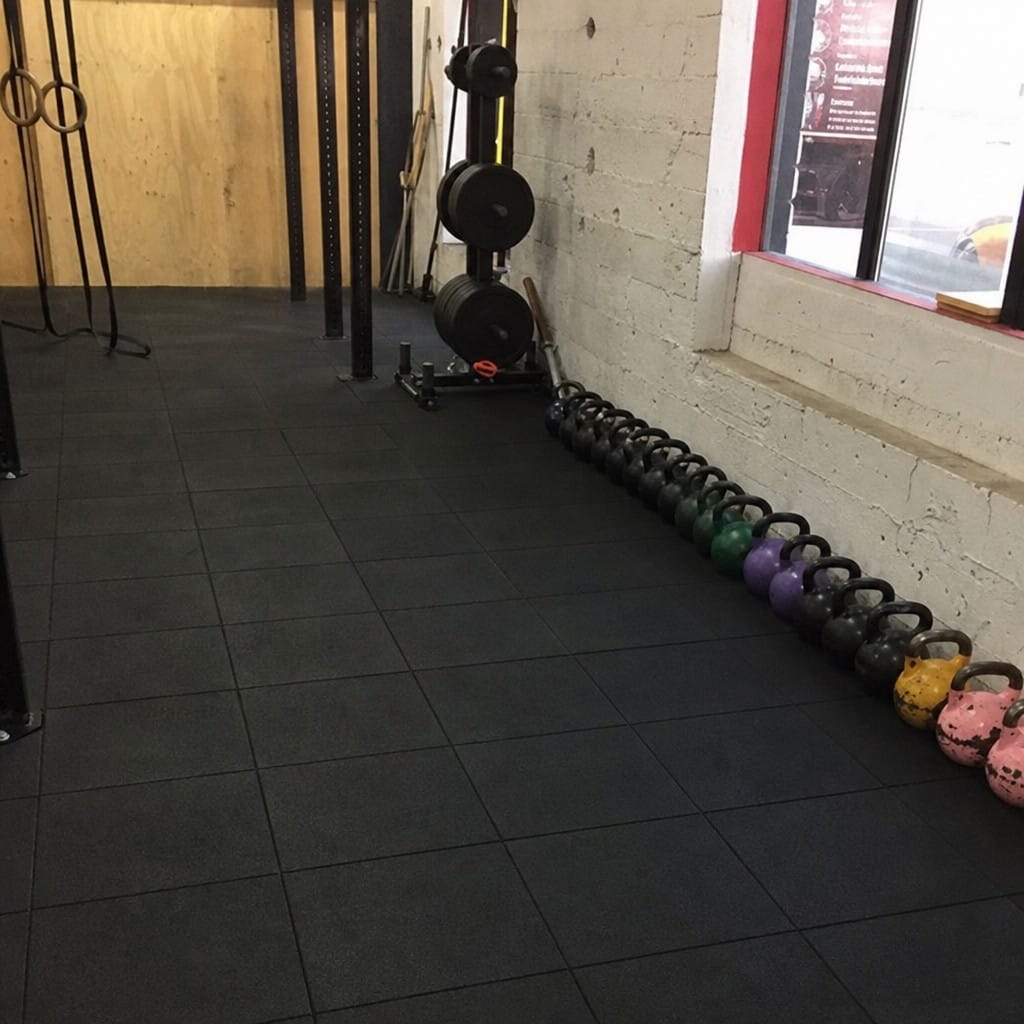 Customer photo review of 30mm Rubber Gym Tiles | Olympic Lifting & CrossFit | 200kg+ Drop Rated