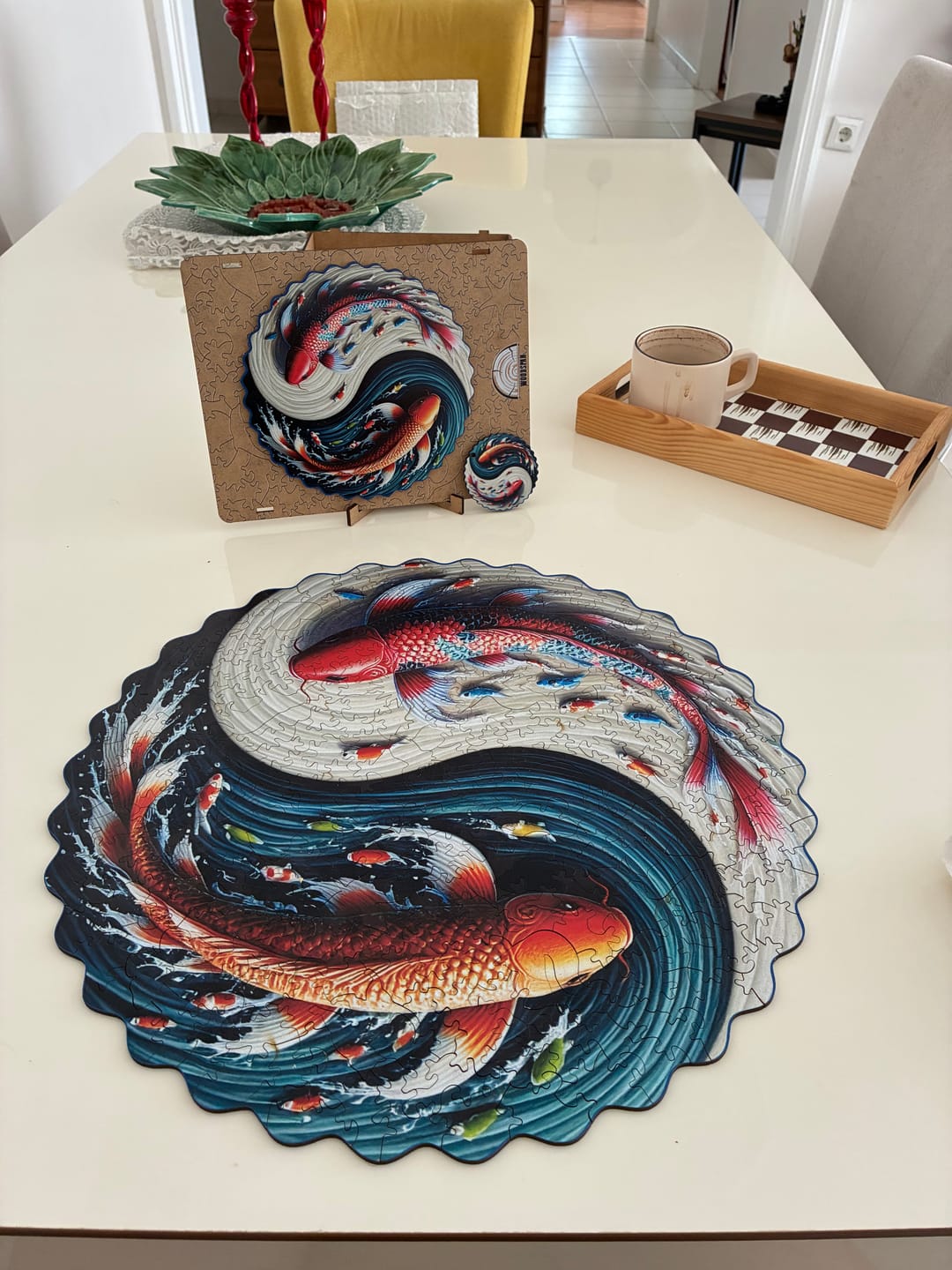 Customer photo review of Koi Yin Yang - Ahşap Puzzle