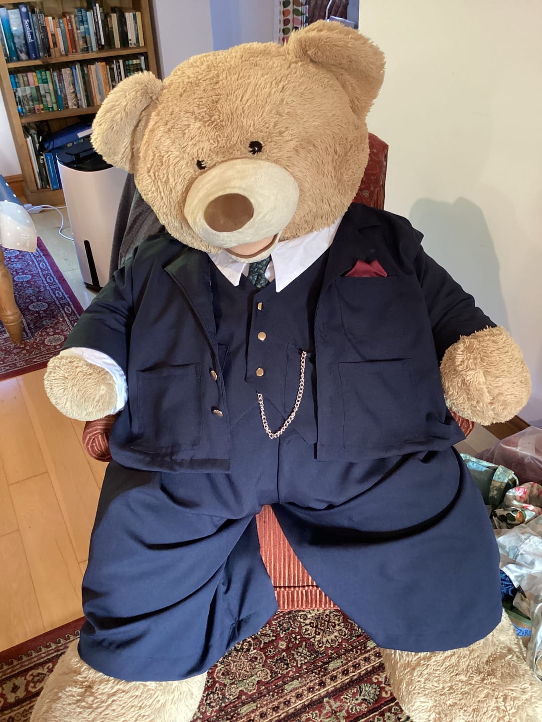 Customer photo review of Plain Polyester Suiting Fabric