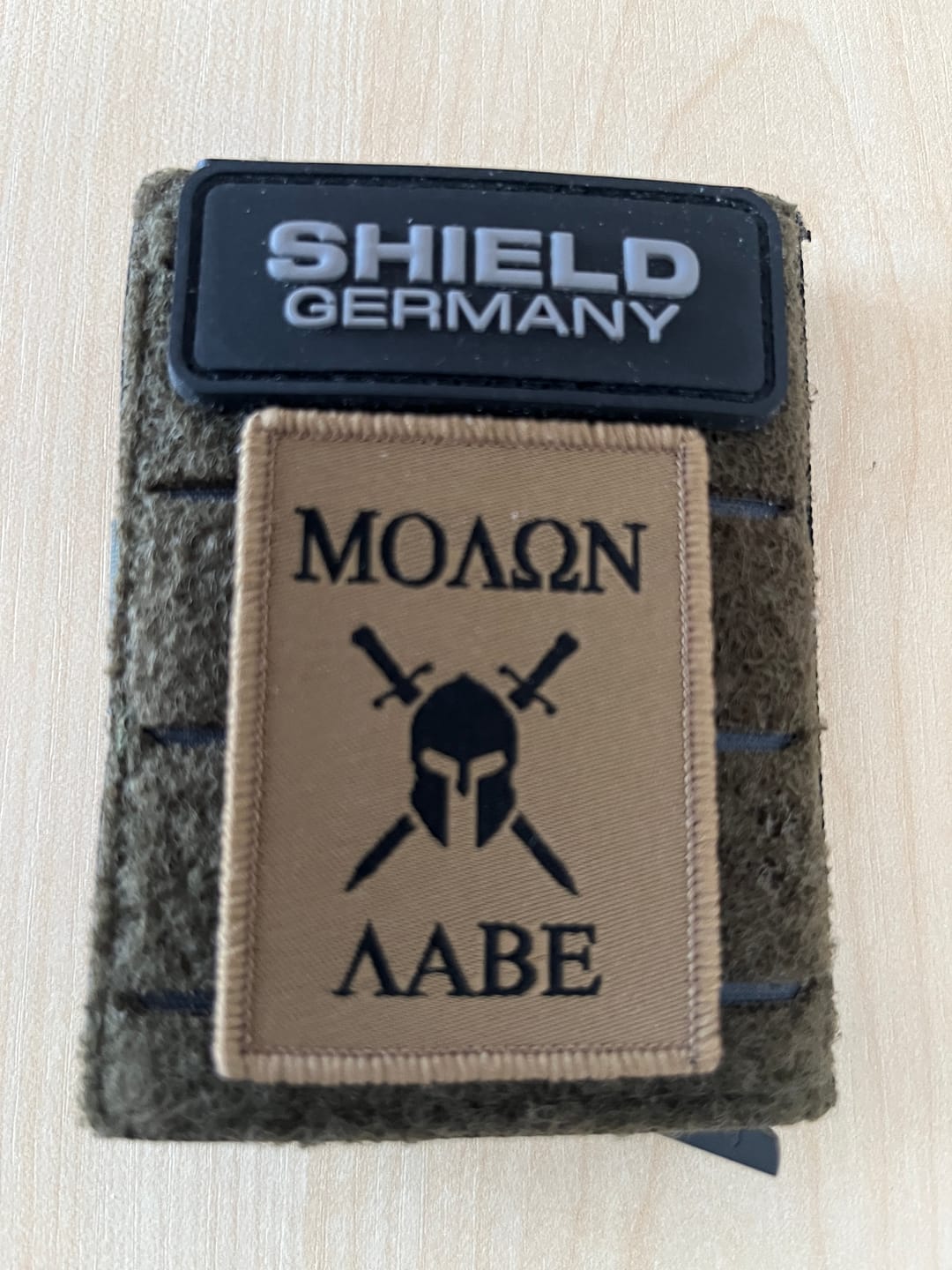 Customer photo review of Tactical Wallet MK2 - Steingrau Oliv