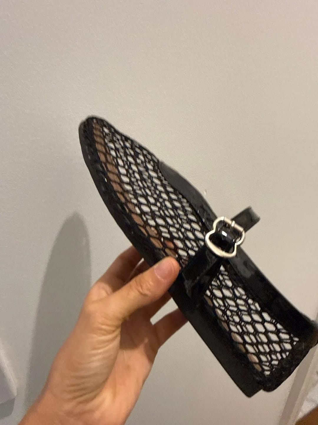 Customer photo review of Hadley Mesh Ballet Flats