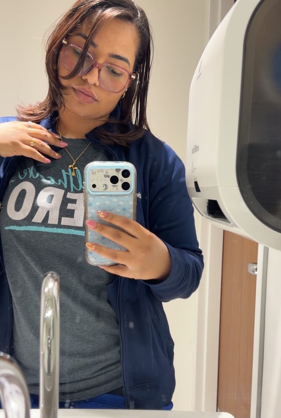 Customer photo review of Rose Pendant Necklace