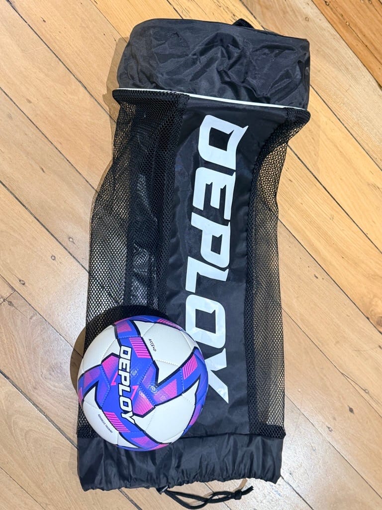 Customer photo review of Deploy Pro Football Grip Socks - White