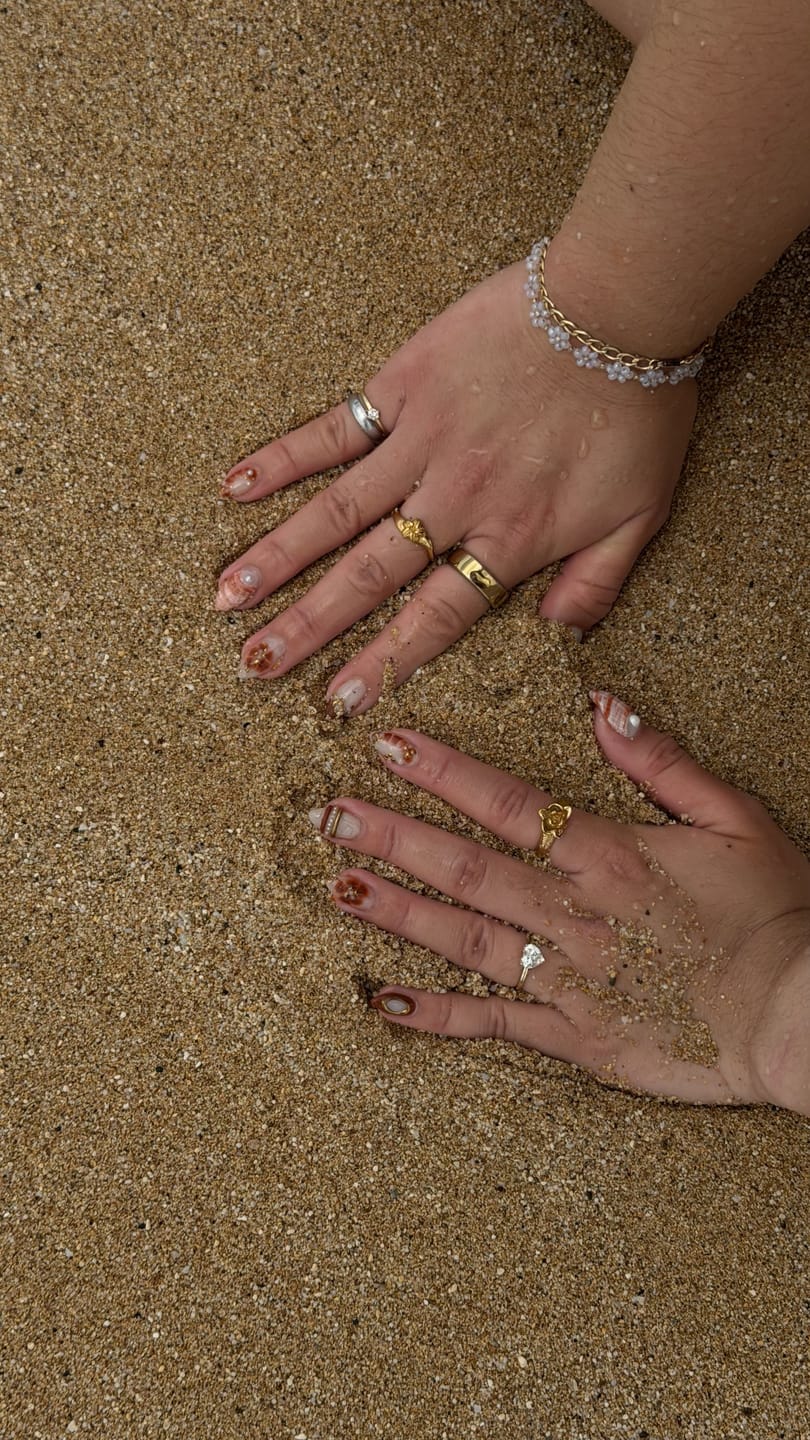 Customer photo review of Orchid Bloom Ring