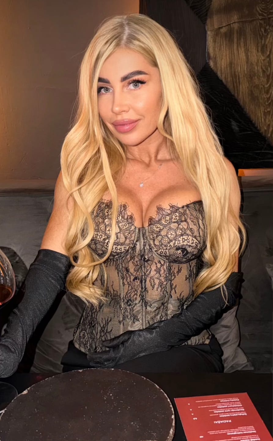 Customer photo review of Lace Corset Charm🖤