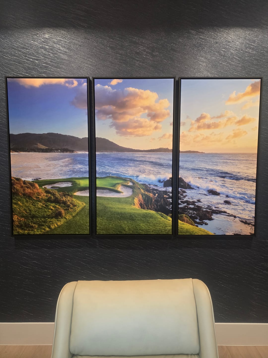 Customer photo review of Pebble Beach Golf Links Wall Art Canvas Print – Iconic