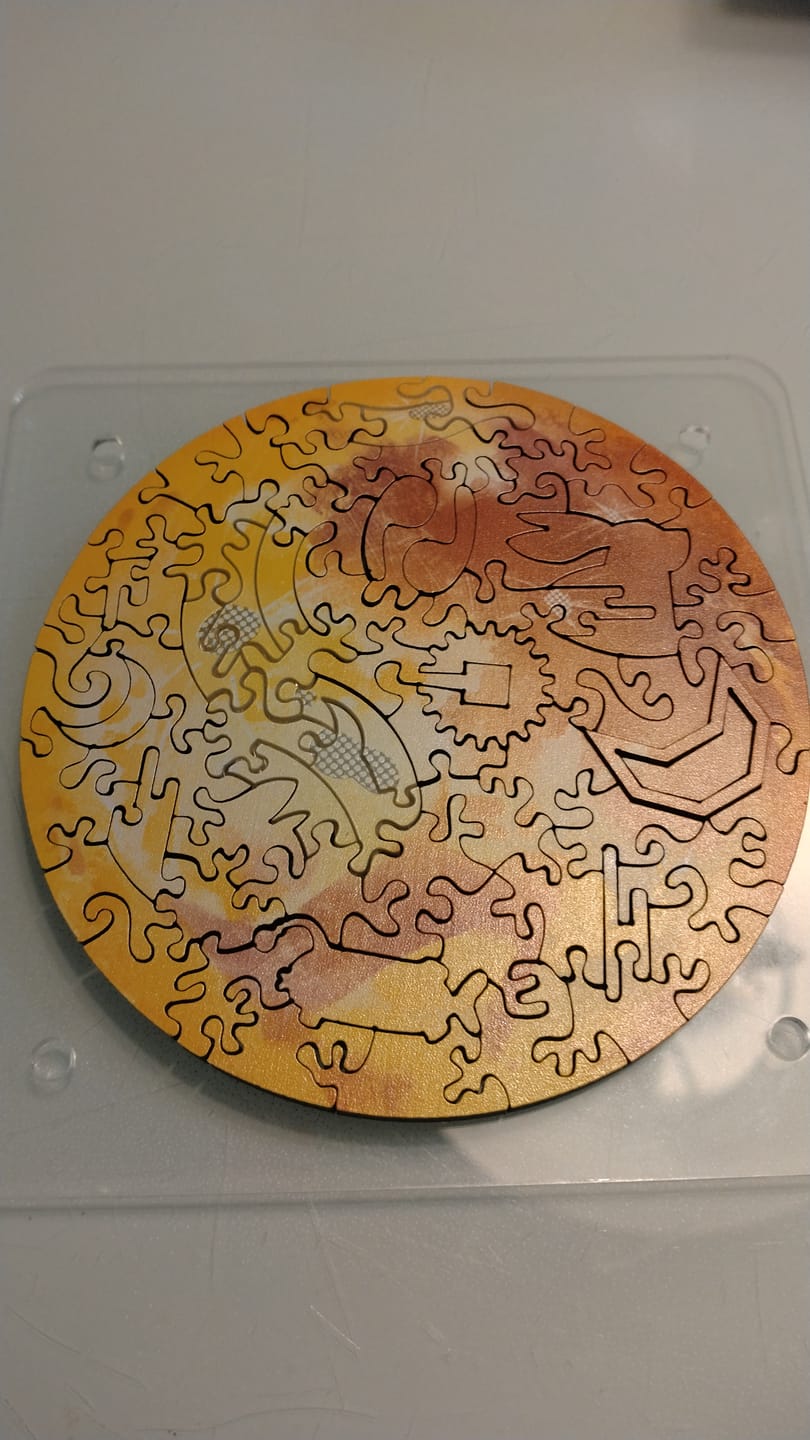 Customer photo review of 【６月入庫分予約】宇宙の破片 MOON 月と専用フレームセット