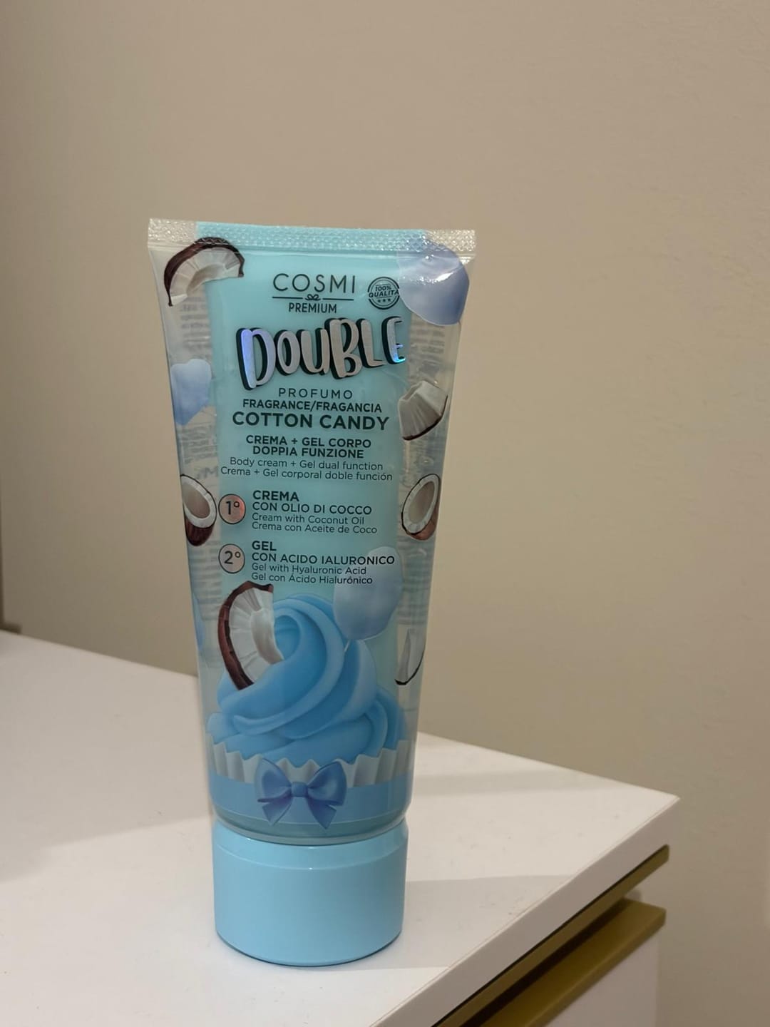Customer photo review of Crema + Gel corpo Cotton Candy