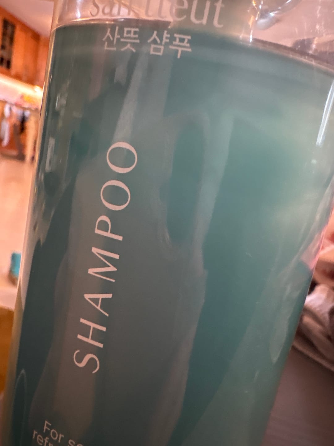 Customer photo review of Fit Your Skin San Tteut Sjampo 500ml - for fet og sensitiv hodebunn