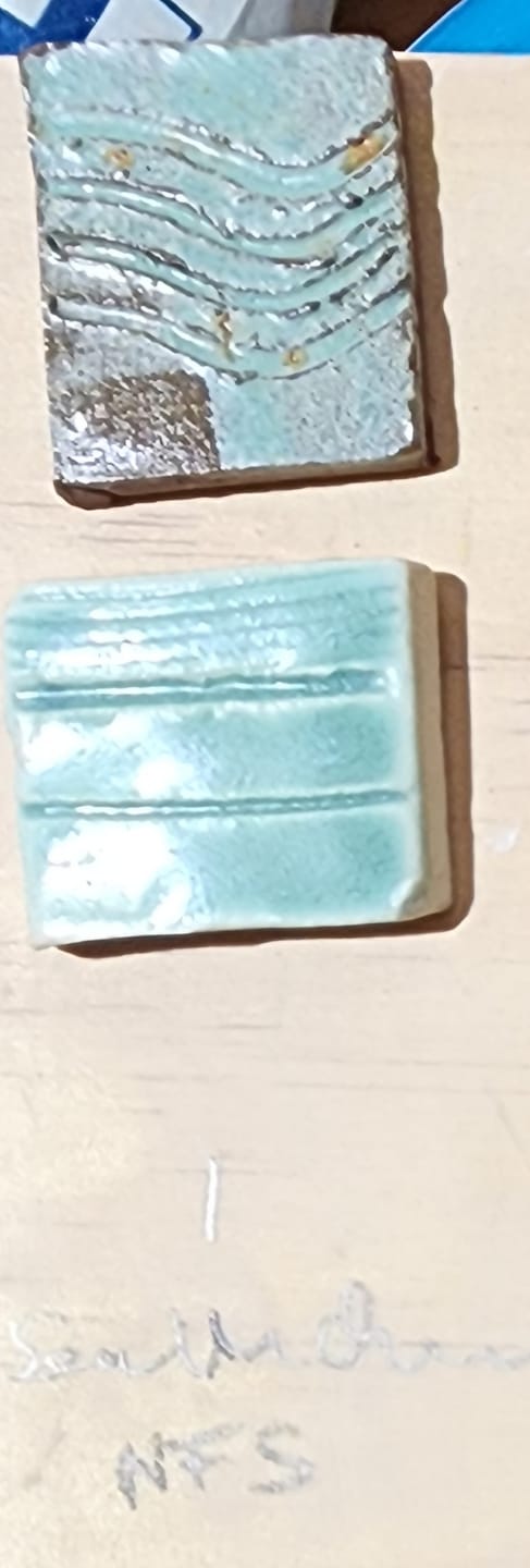 Customer photo review of Abbots Sea Urchin Midfire Glaze