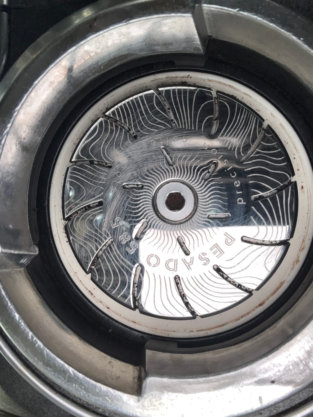 Customer photo review of High Diffusion Espresso Shower Screen - Breville