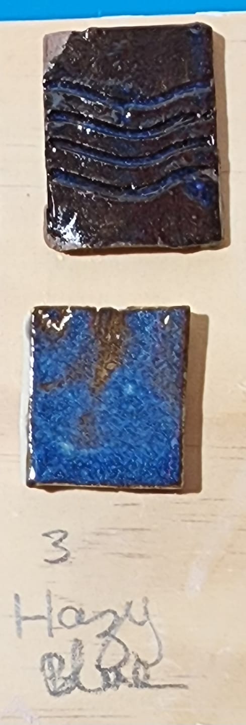 Customer photo review of Abbots Hazy Blue Midfire Glaze