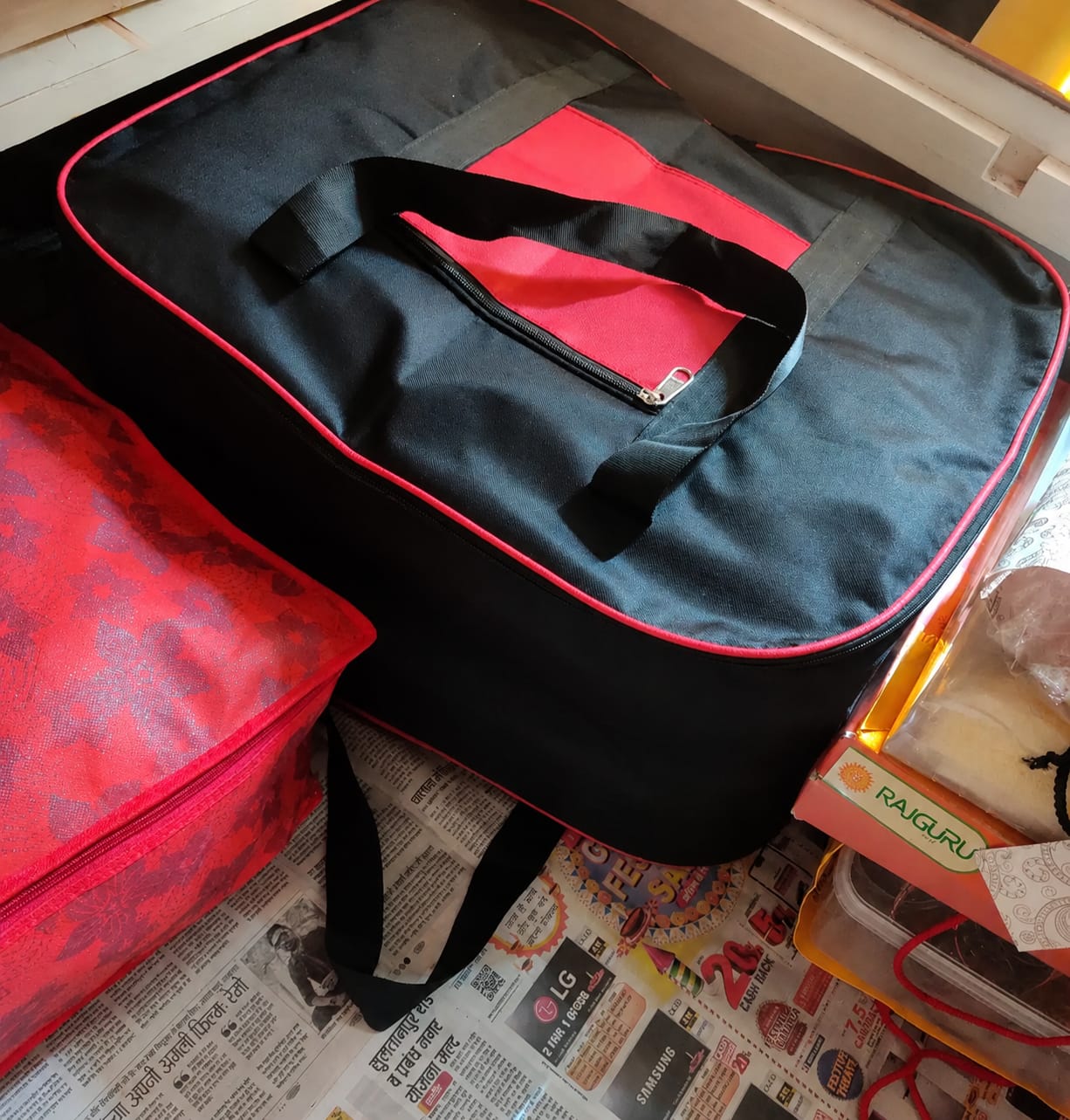 Customer photo review of Premium Nylon Underbed Storage Bag