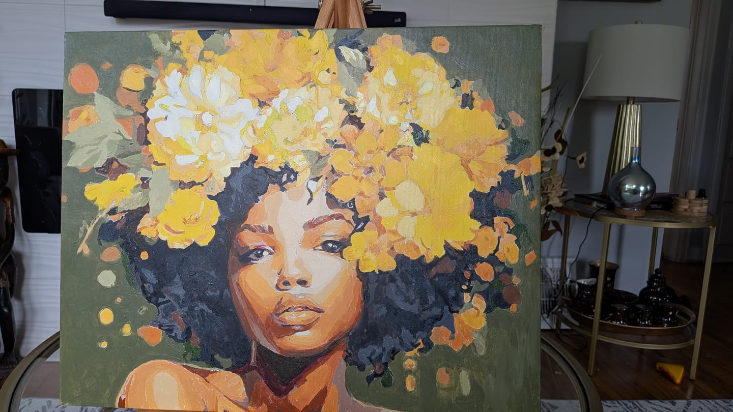 Customer photo review of Floral Portrait