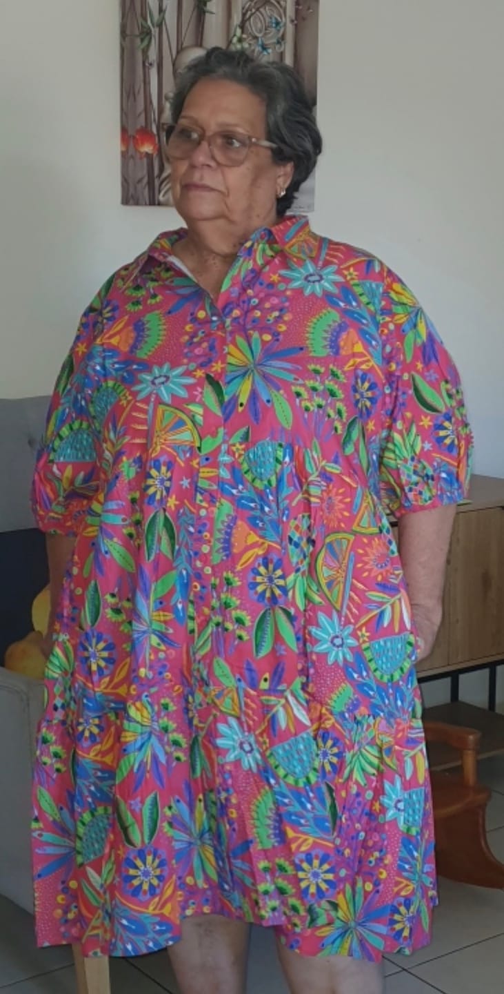 Customer photo review of Melody Dress - Neon Summer