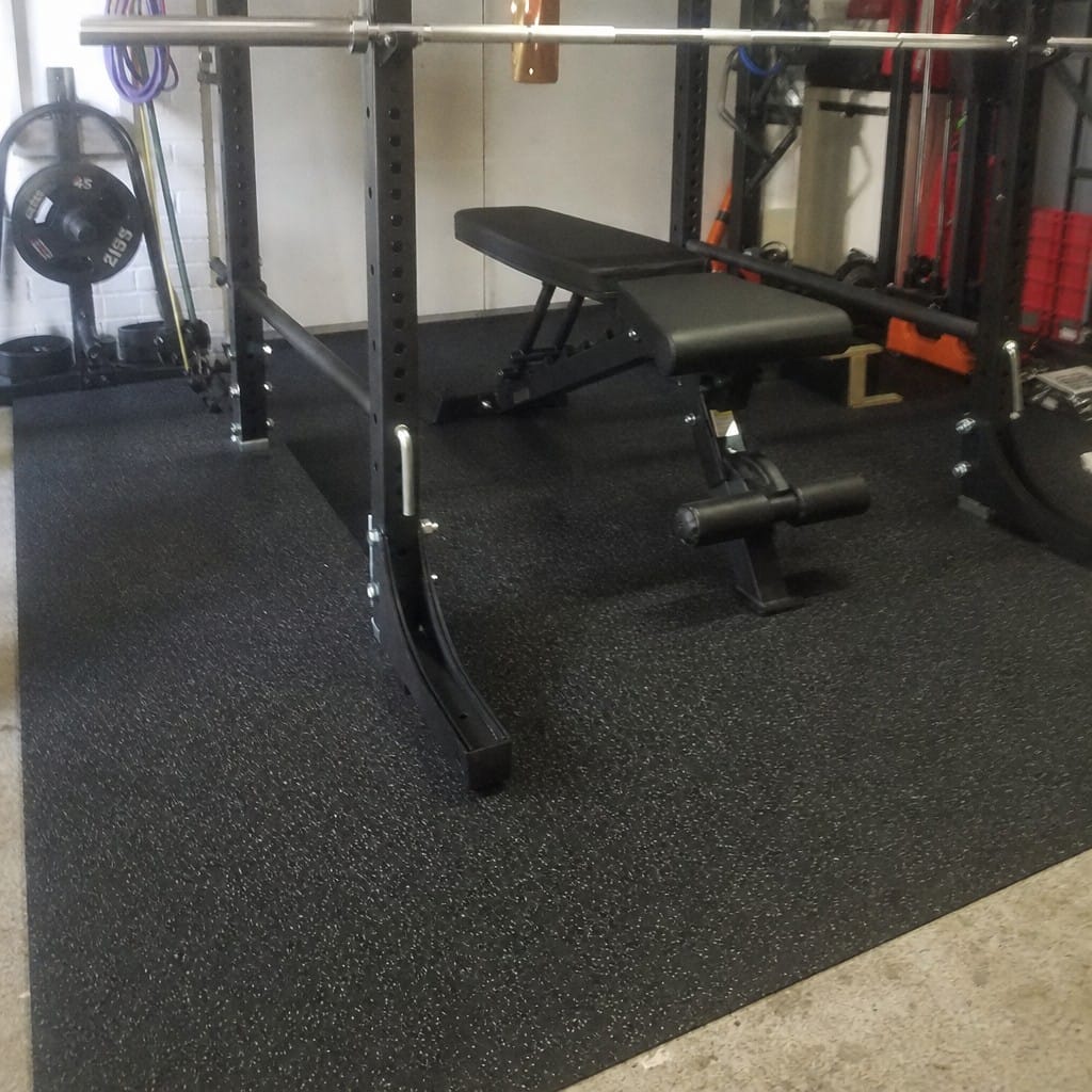 Customer photo review of Gym Flooring Rolls UK | Rubber Roll 1m Wide | Cut to Length