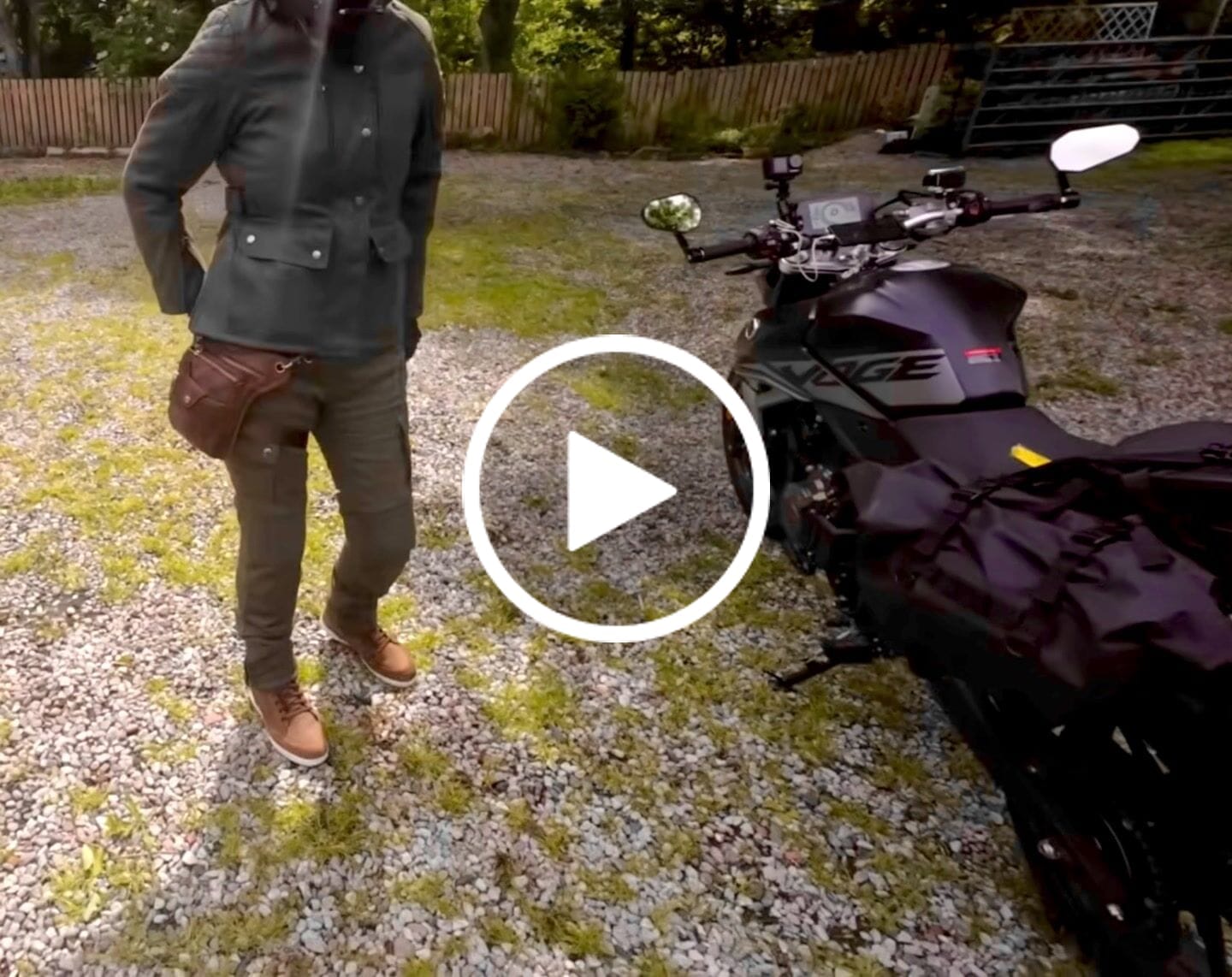 Customer video review of RHEON™ Motorcycle Curved Knee Armour (Pair)