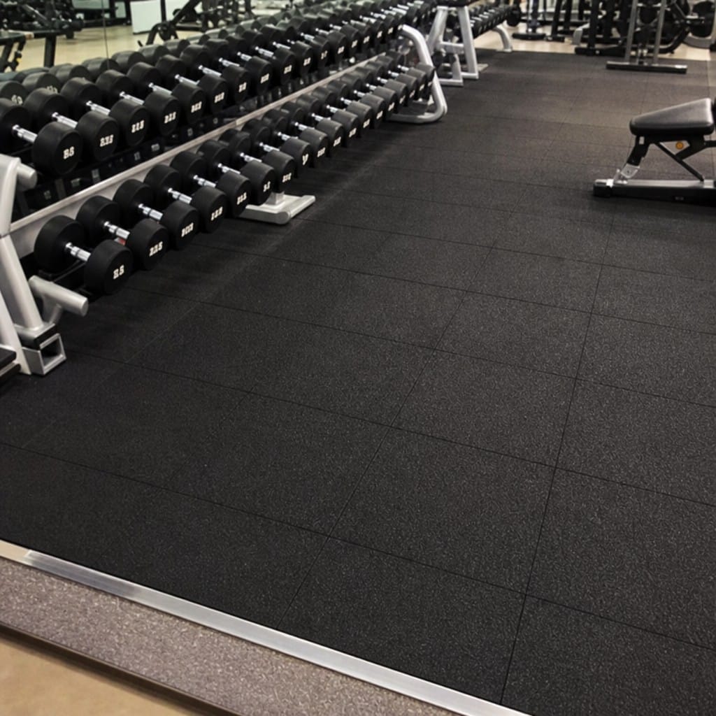 Customer photo review of 20mm Rubber Gym Tiles UK | 1m² Interlocking | 400kg Drop Rated