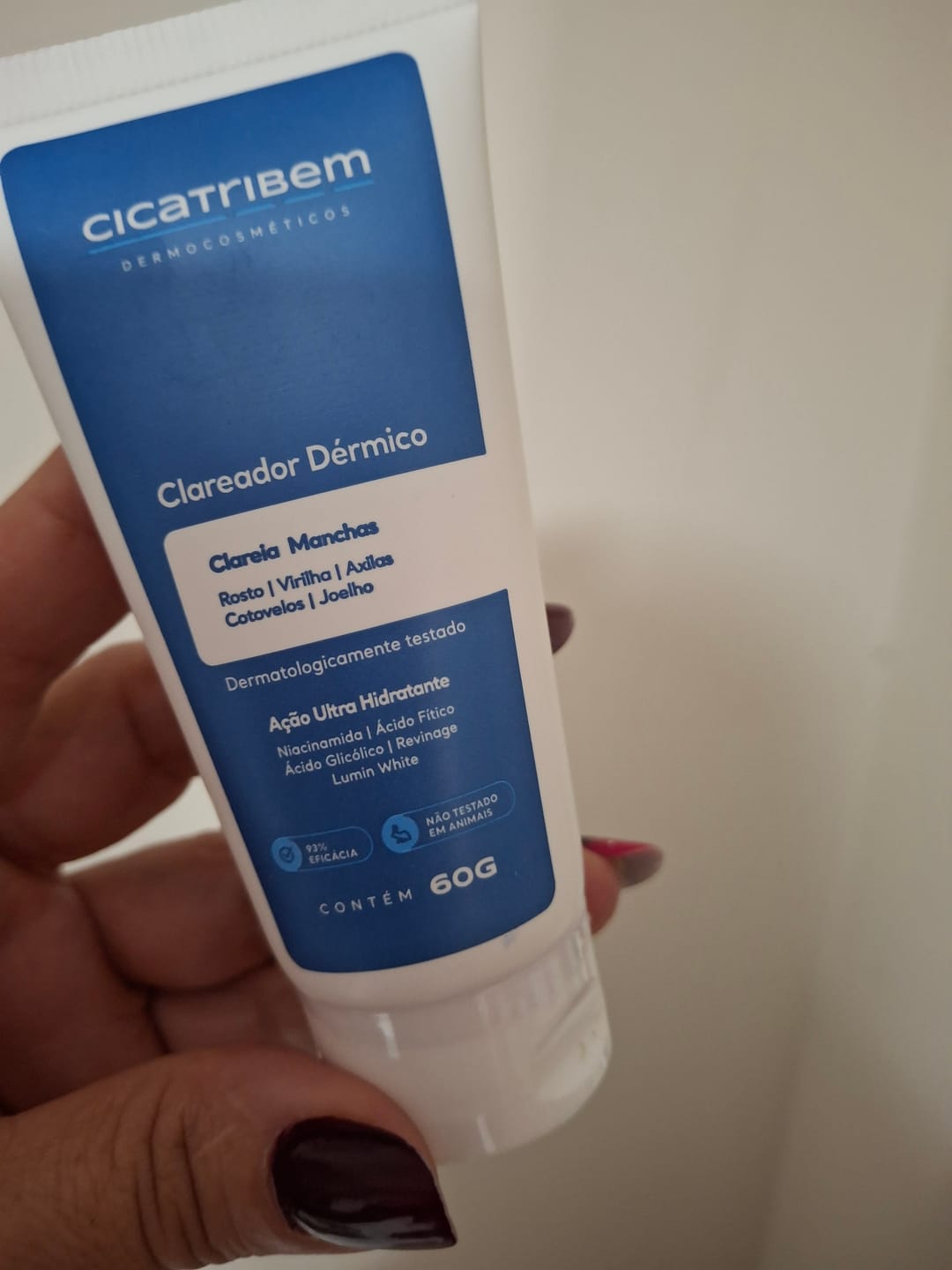 Customer photo review of Kit Clareamento Total + 1 Firmador de Brinde