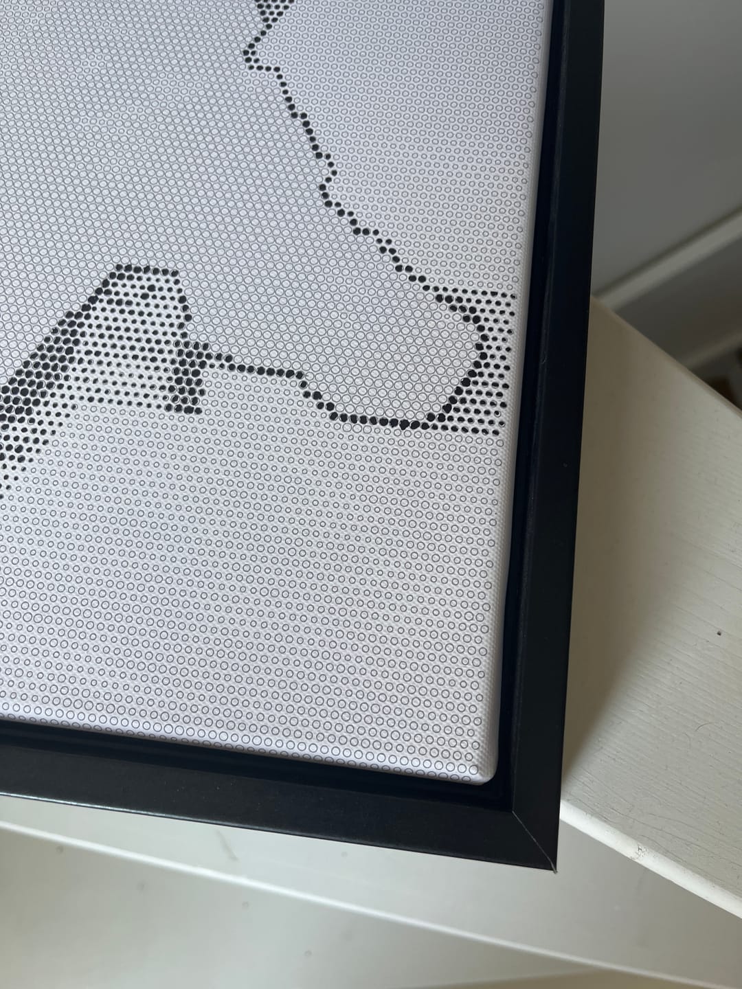 Customer photo review of Dot painting van eigen foto - gemaakt in Nederland