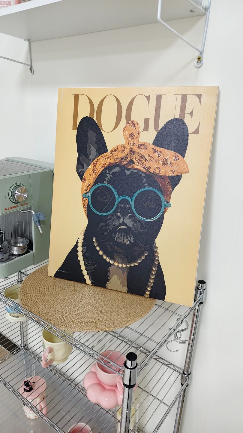 Customer photo review of French Bulldogue | Paint by Number