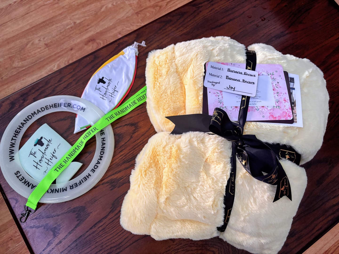 Customer photo review of Travel Size Blanket Subscription