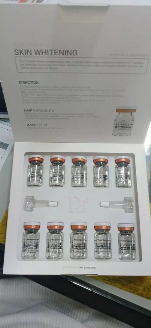 Customer photo review of Dr. Drawing Whitening Complex Ampoule