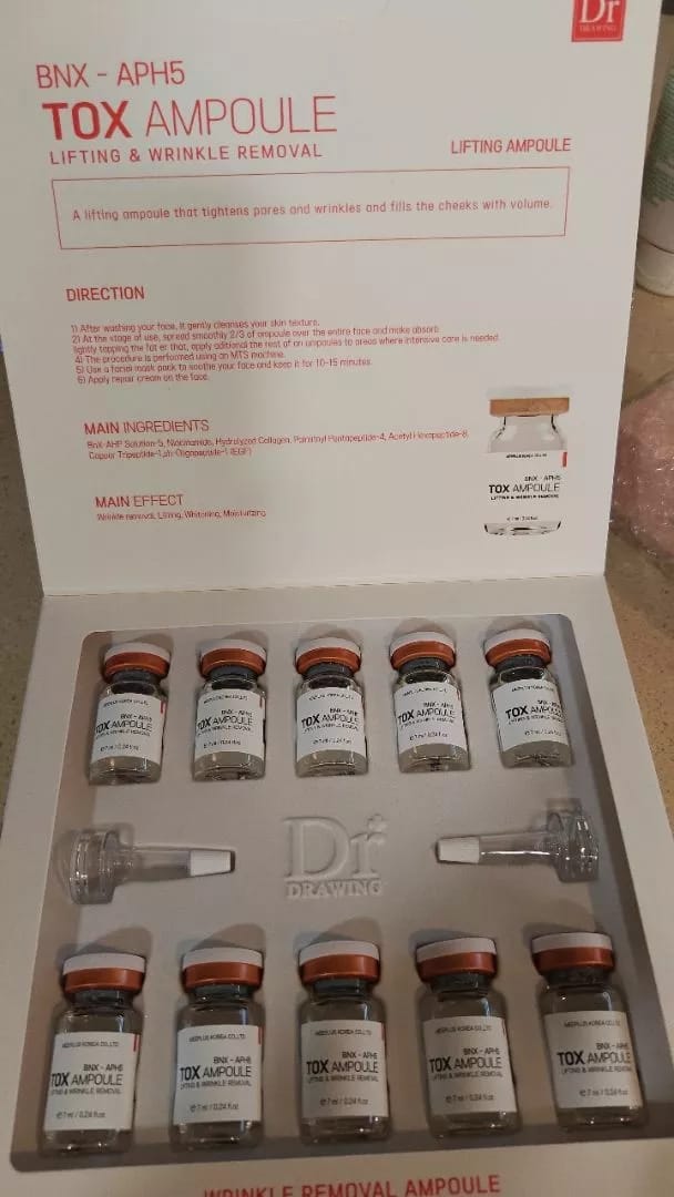 Customer photo review of Dr. Drawing Tox Ampoule