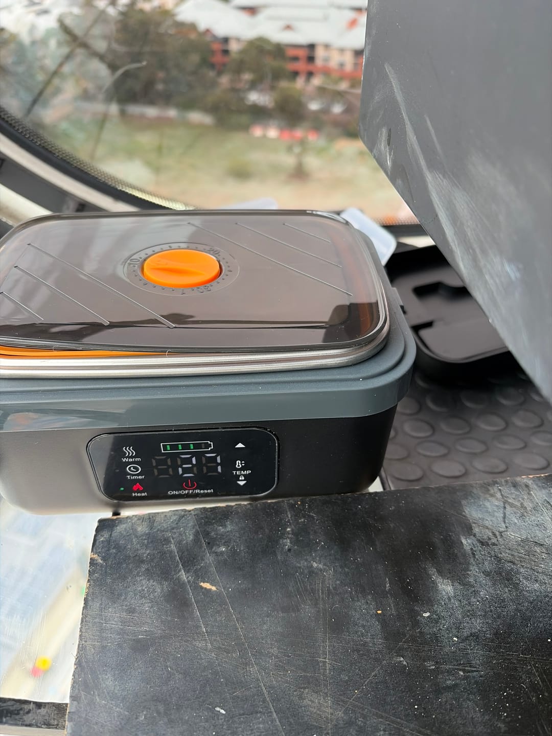 Customer photo review of Explorer Heating Lunchbox™ - Portable And Convenient
