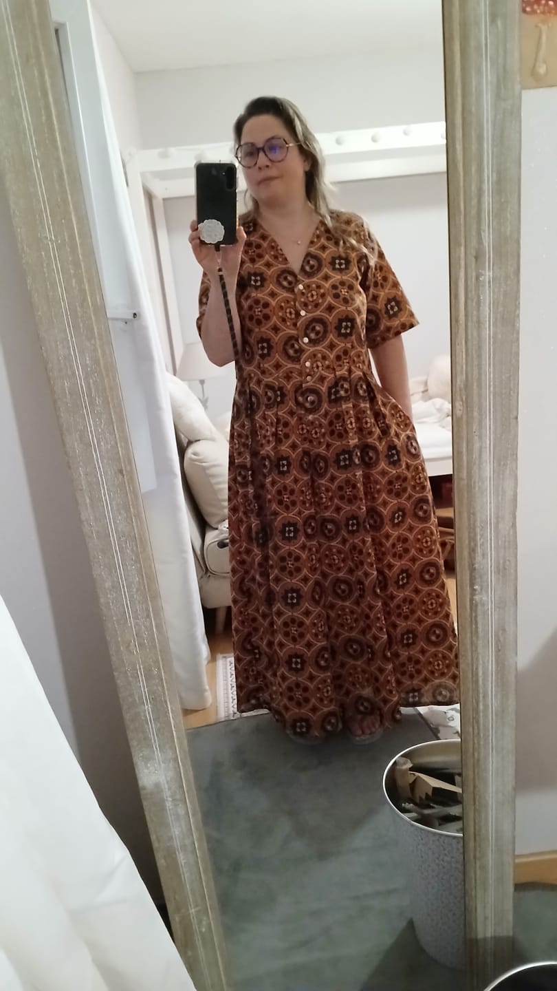 Customer photo review of La combi India manches courtes en coton lavé Terres chaudes