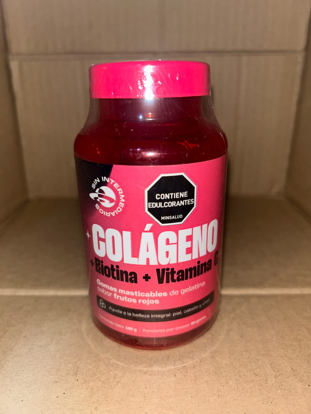 Customer photo review of Gomas con Colageno + Biotina + Vitamina C