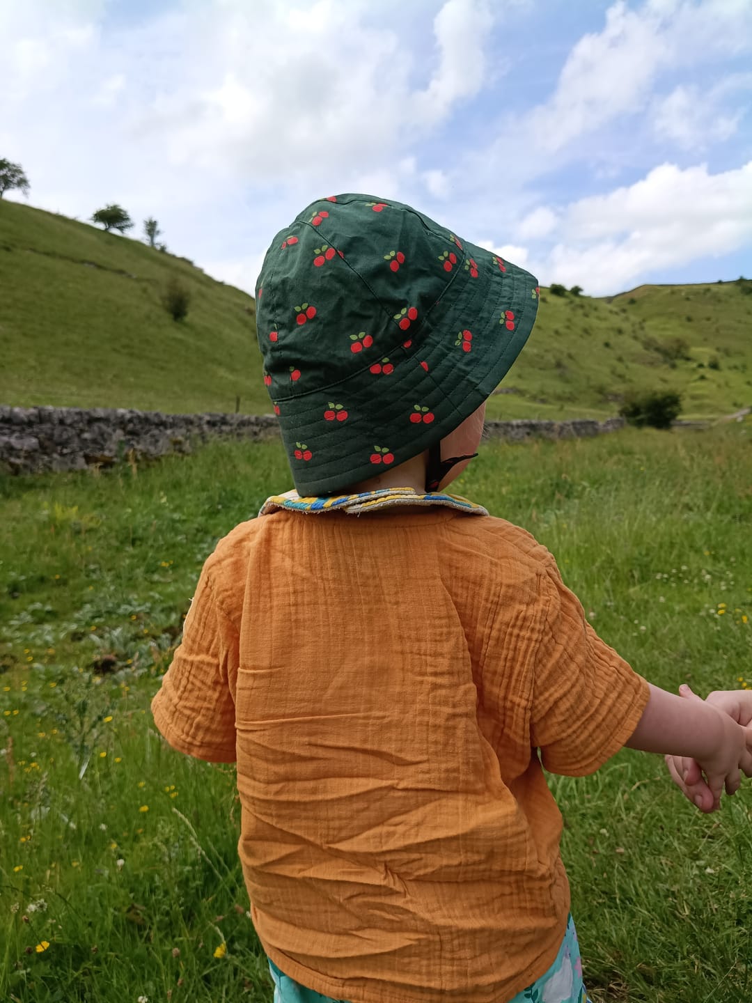 Customer photo review of Golden Ochre Short Sleeved Henley Top