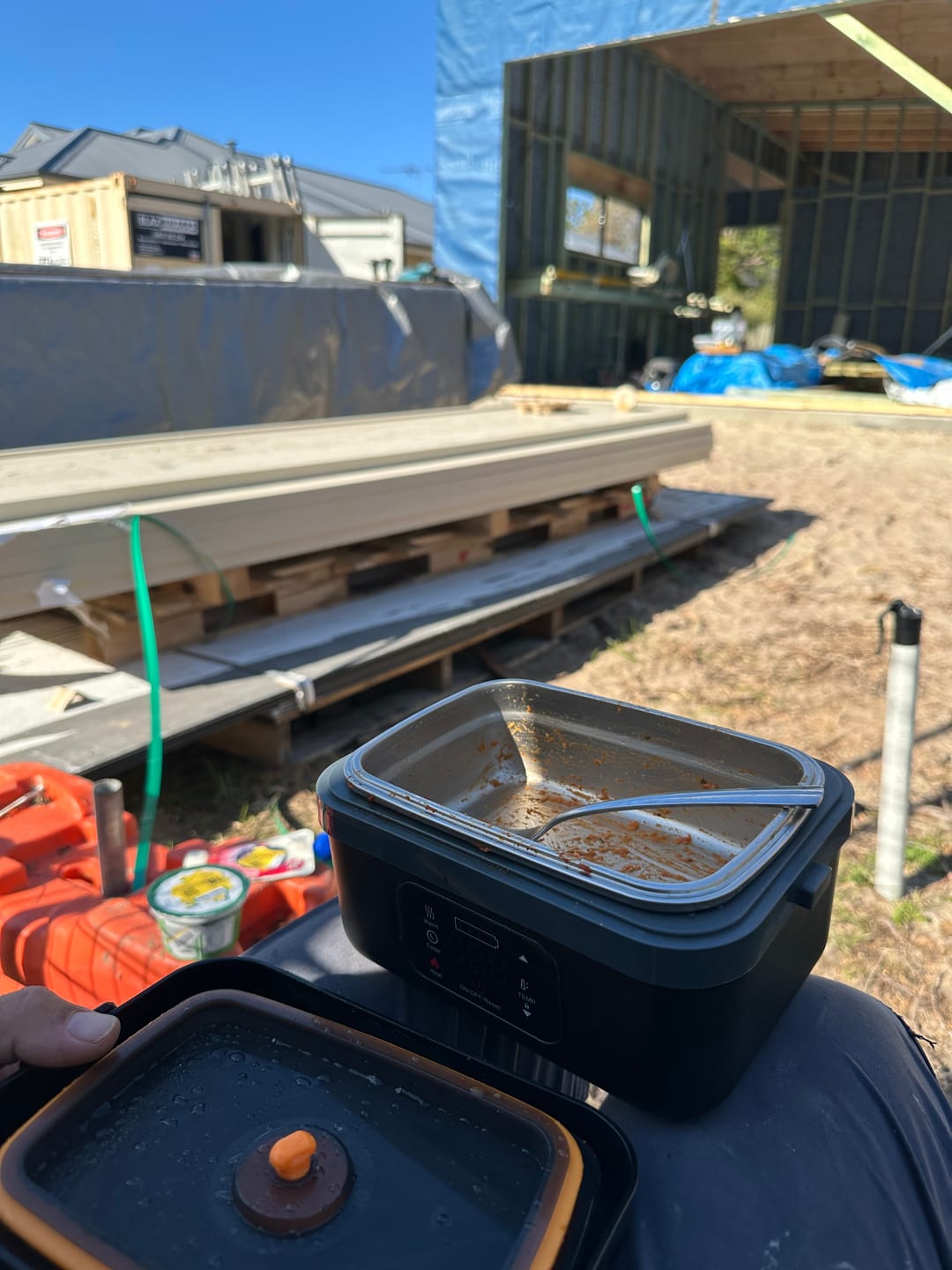 Customer photo review of Explorer Heating Lunchbox™ - Portable And Convenient