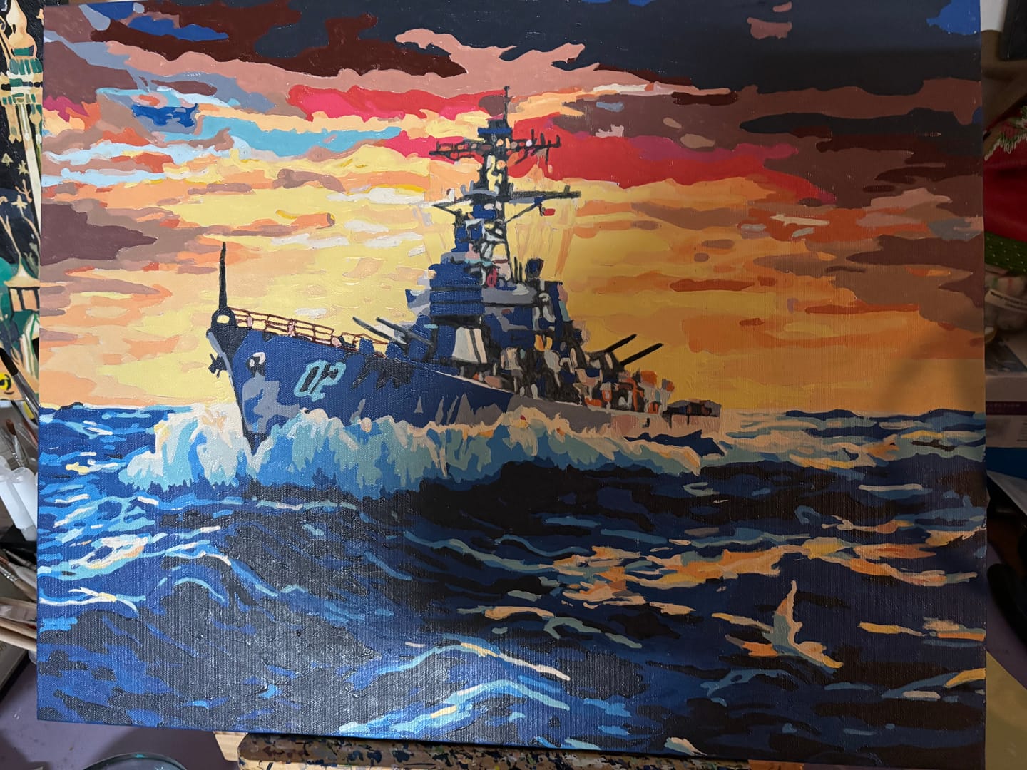 Customer photo review of Navy Battleship