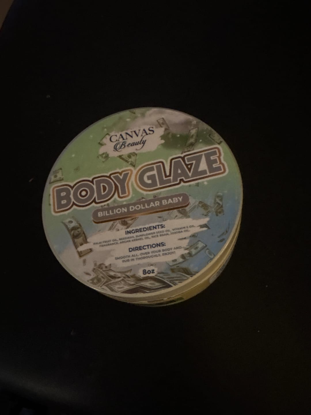 Customer photo review of BODY GLAZE: BILLION DOLLAR BABY