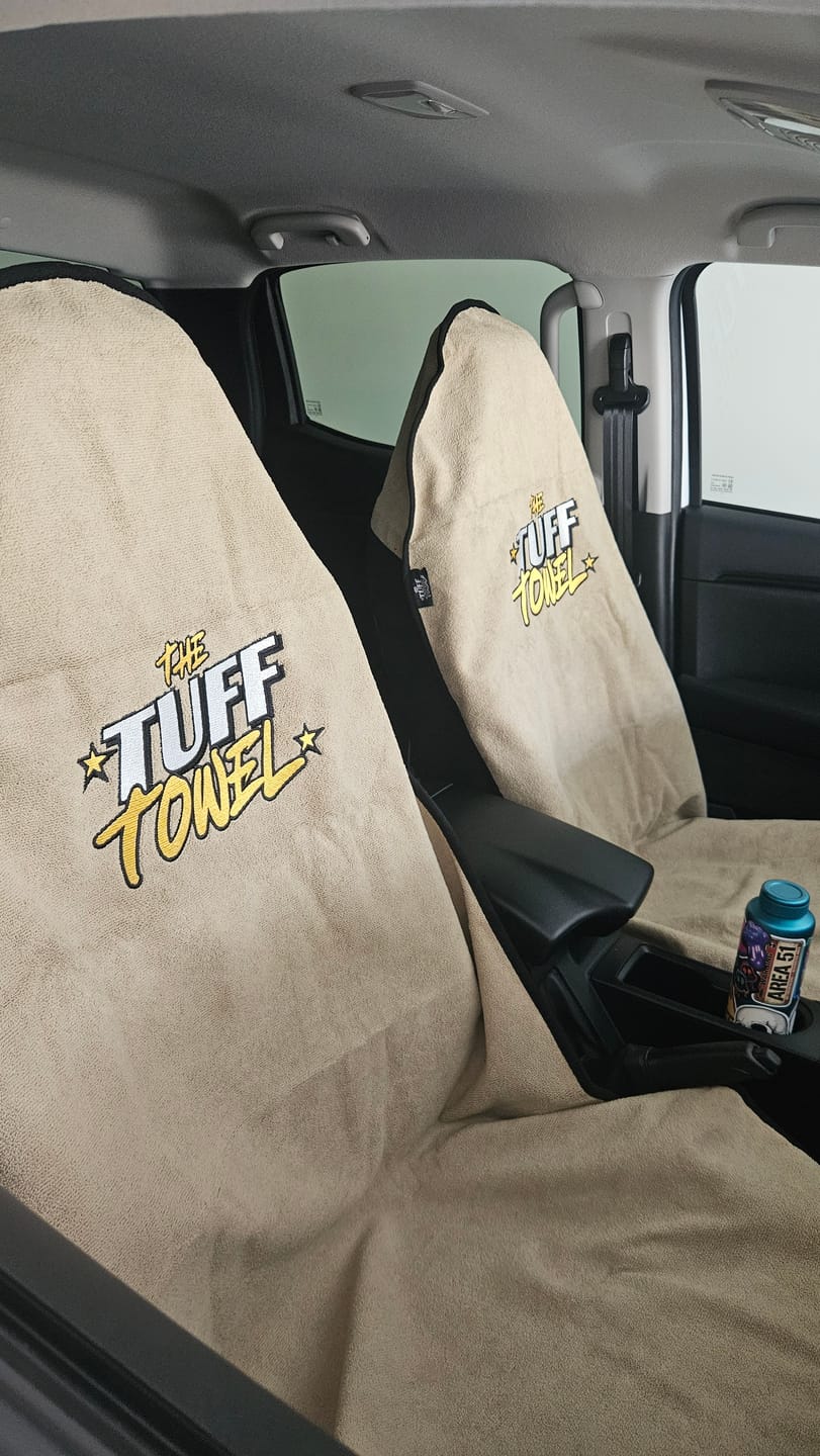 Customer photo review of Waterproof Car Towel Seat Cover - The OG